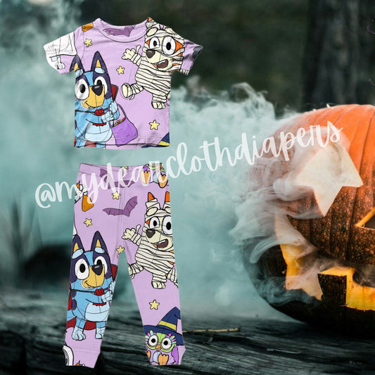 Sketchy Heelerween. (Short Sleeve Set)